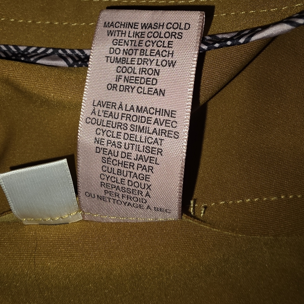 Philosophy Mustard Faux Suede moto jacket Size Large. - Picture 8 of 10